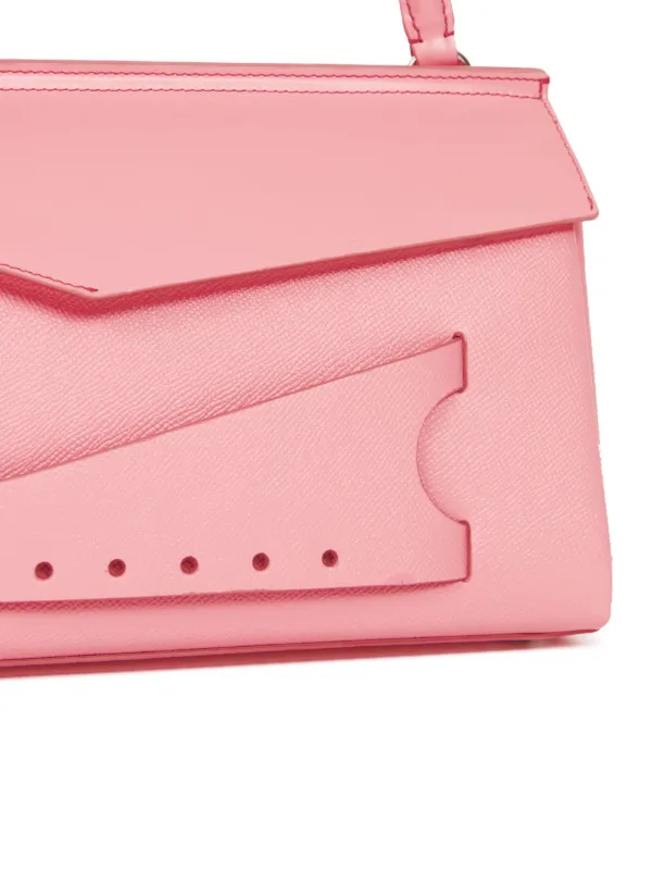 Maison Margiela Snatched Leather Tote Bag | Pink | FARFETCH ID