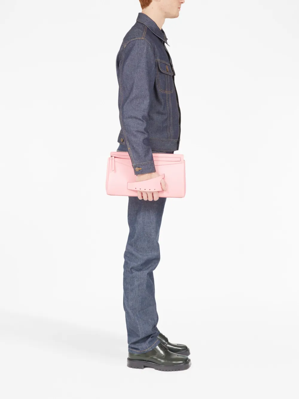 Maison Margiela Snatched Classique tas met handgreep Roze