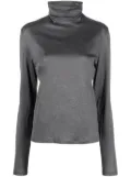 Saint Laurent Pre-Owned 2000s roll-neck long-sleeve T-shirt - Grey