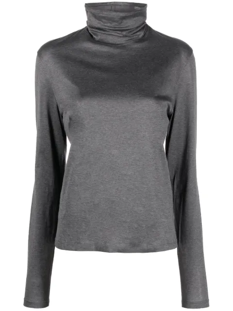 Saint Laurent Pre-Owned 2000s roll-neck long-sleeve T-shirt