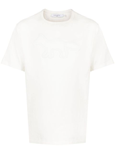 Maison Kitsune Contour Fox embroidered T-shirt Men