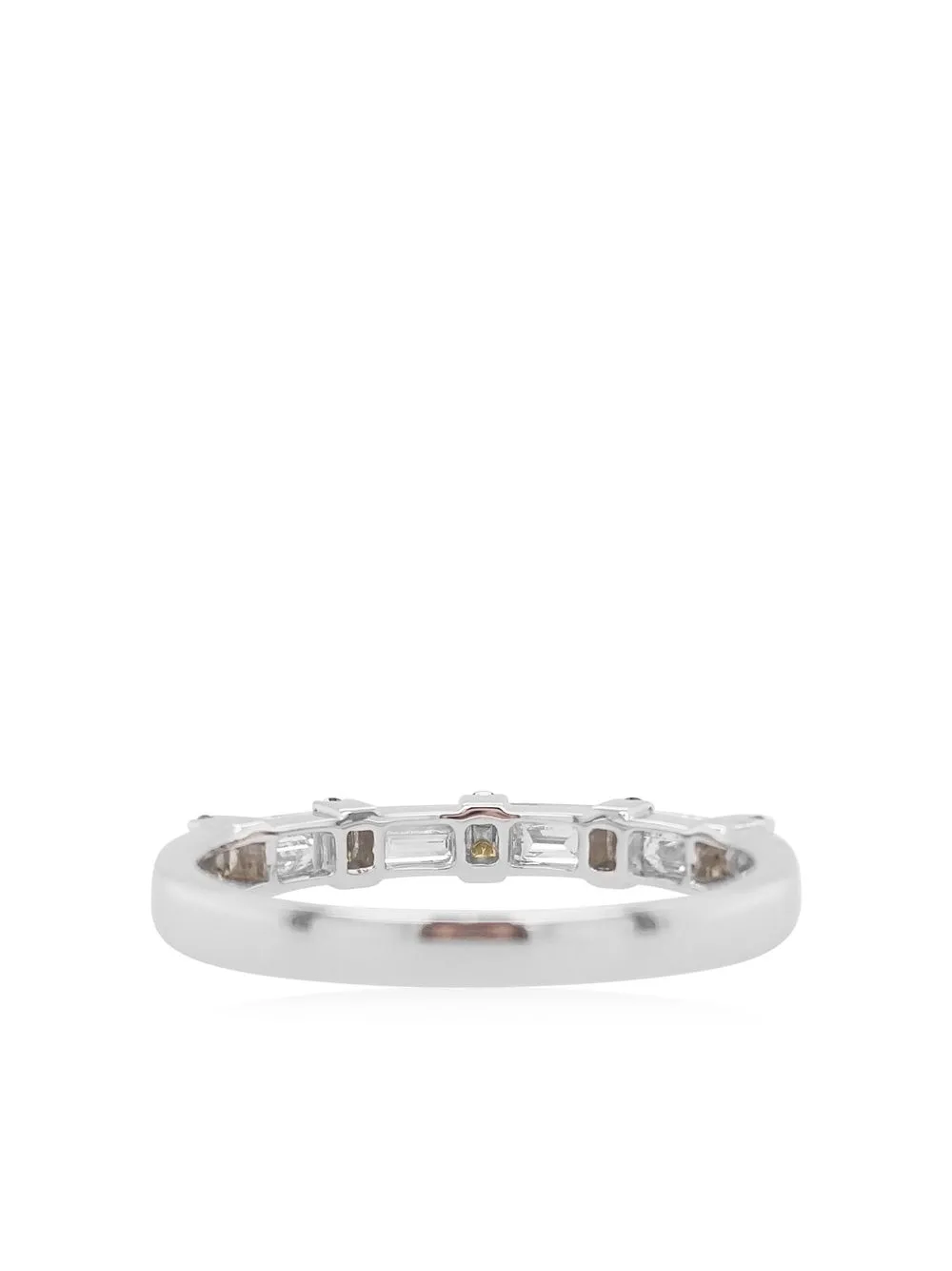 Hyt Jewelry 18kt Weissgoldring Mit Diamanten In Silver