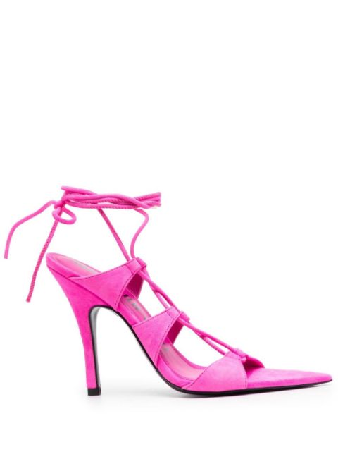 The Attico strap-detail open-toe sandals Women