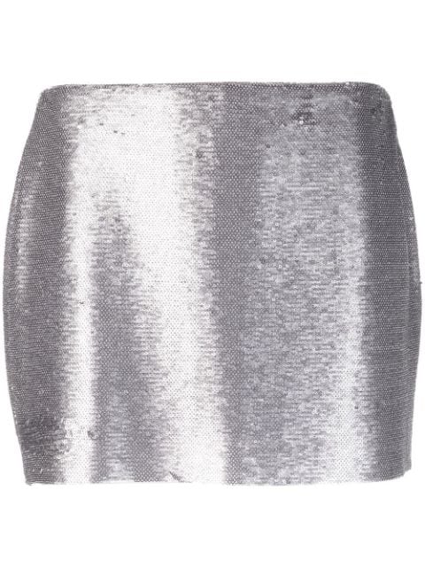 GAUGE81 sequin-embellished mini skirt