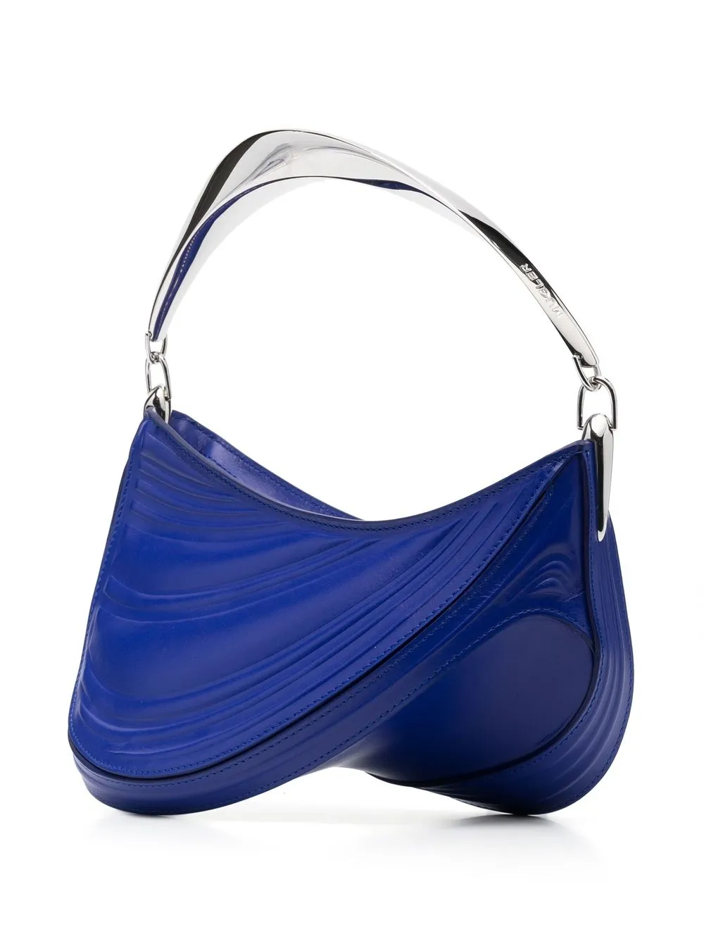 Mugler Small Spiral Curve 01 Embossed Tote Bag Farfetch