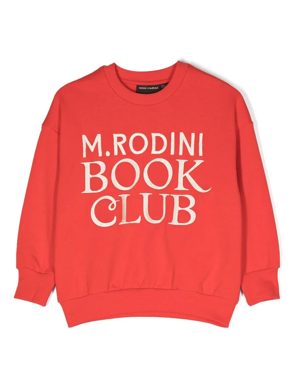 

Mini Rodini embroidered long-sleeved sweatshirt - Rojo