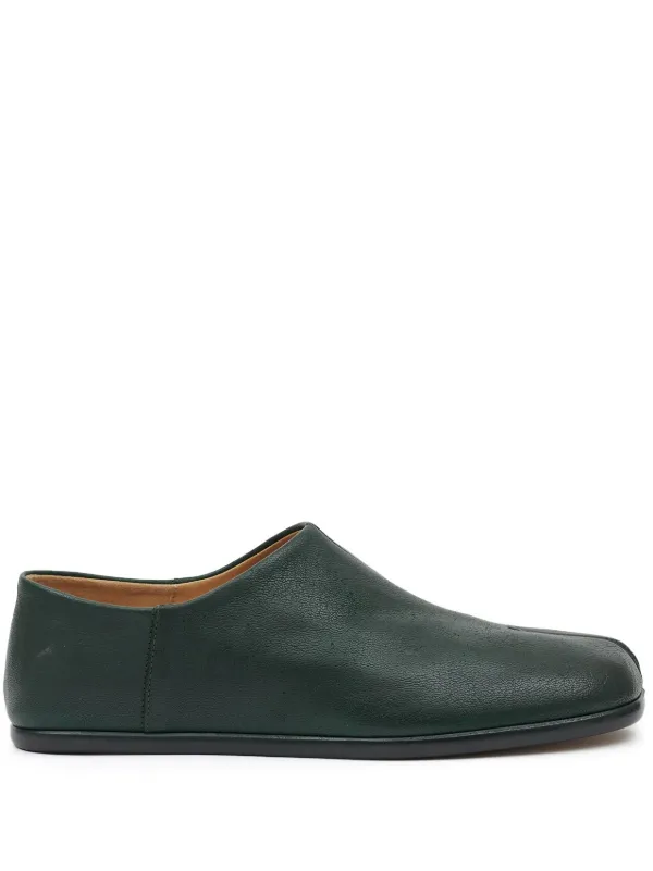 Maison Margiela Tabi Leather Babouche Shoes - Farfetch