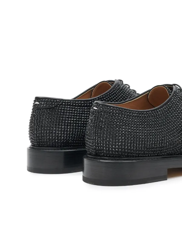 直営店★Maison Margiela★Tabi ラインストーン バレエシューズ Maison Margiela Tabi ラインストーン ブローグシューズ