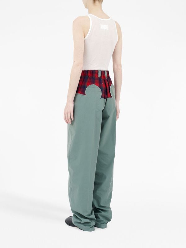 Maison Margiela x Pendleton plaid-check Panel Trousers - Farfetch