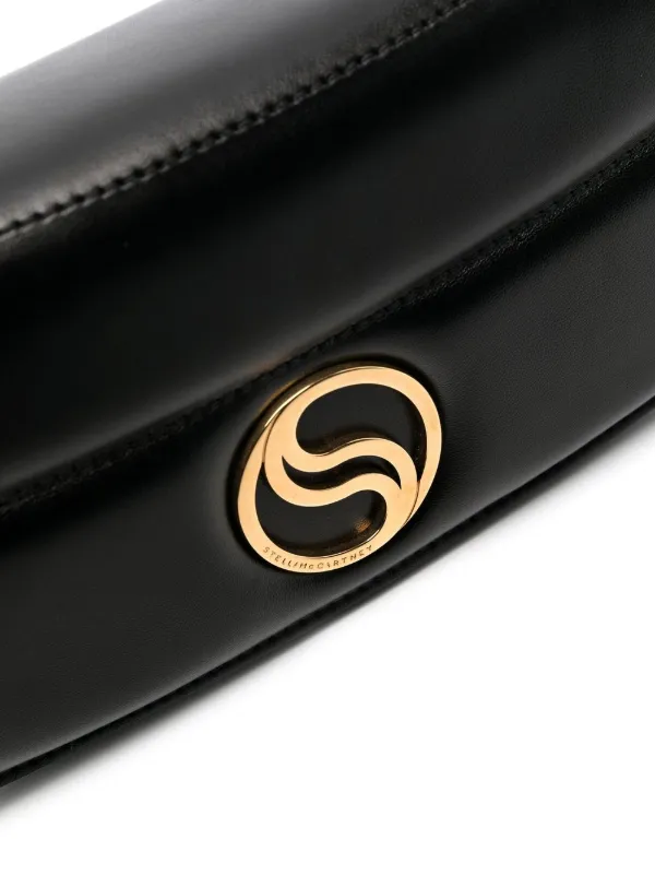 Stella McCartney S-Wave Crossbody Bag | Black | FARFETCH