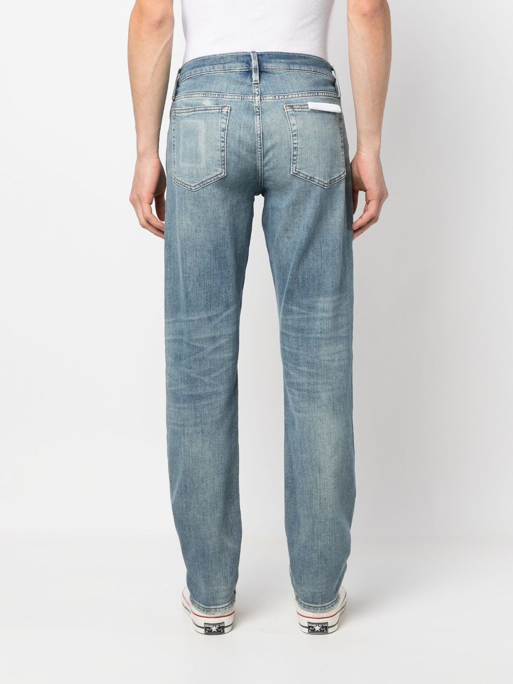 Shop Frame L'homme Slim-cut Jeans In Blau