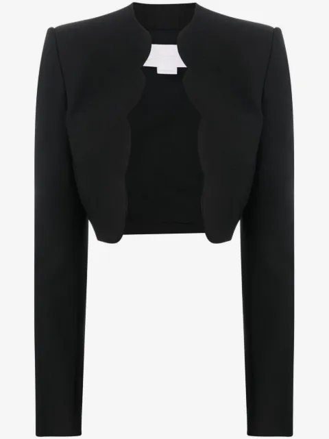 Genny long-sleeve cropped blazer