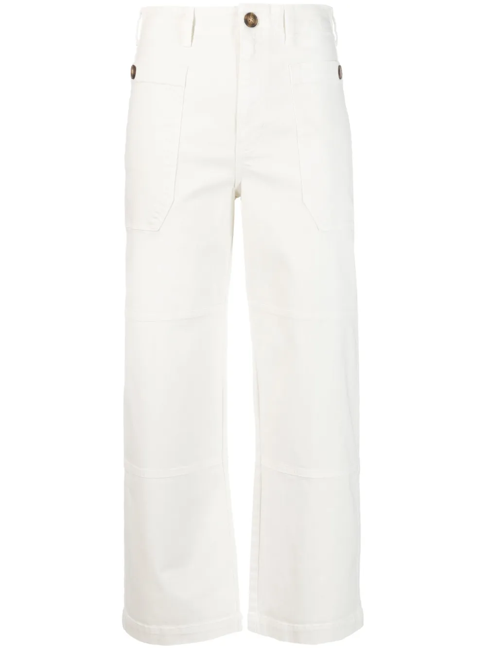 FRAME pantalones utility rectos | blanco | Image 1
