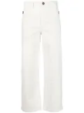 FRAME straight-leg utility trousers - White