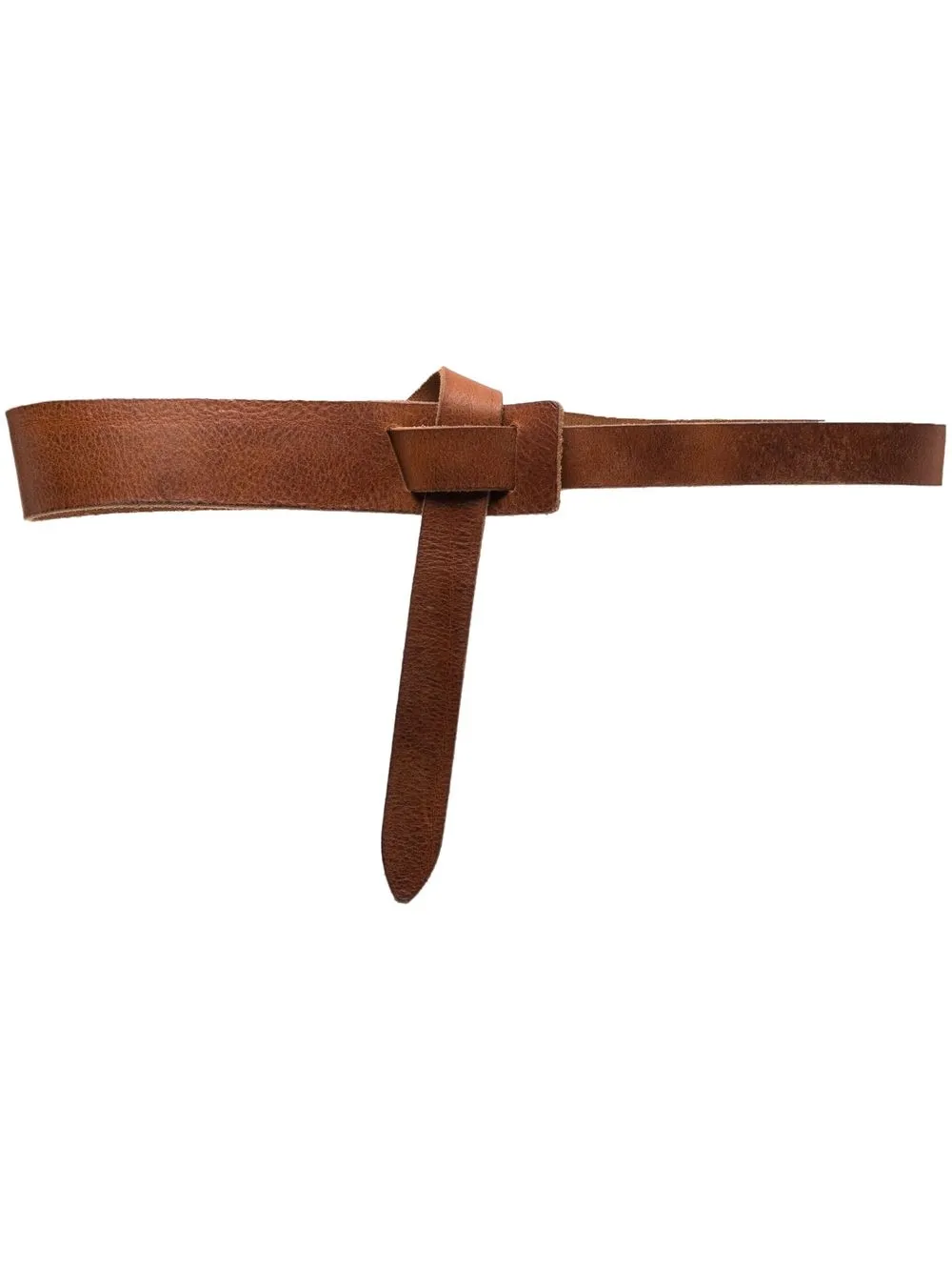 Alysi Leather Belt In Brown