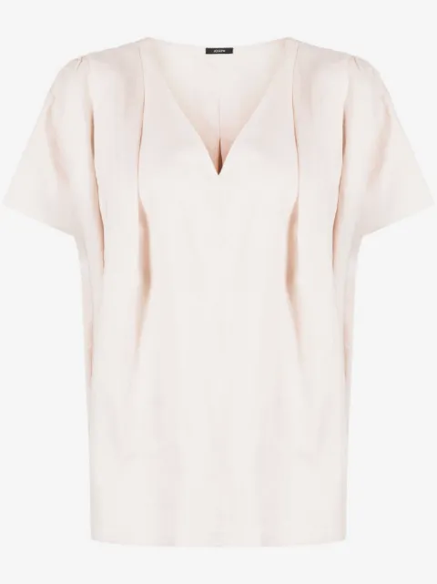 JOSEPH V-neck short-sleeved top