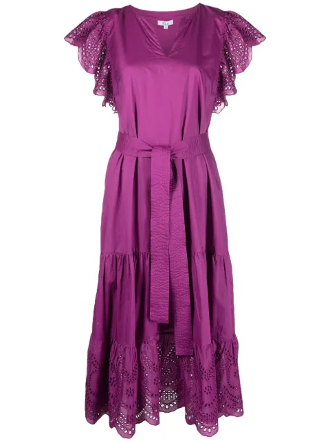 Rails - eyelet-detail cotton midi dress