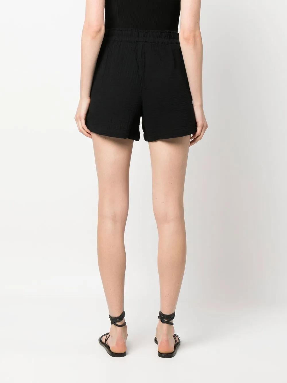 Rails Leighton Shorts Aus Bio-baumwolle In Black
