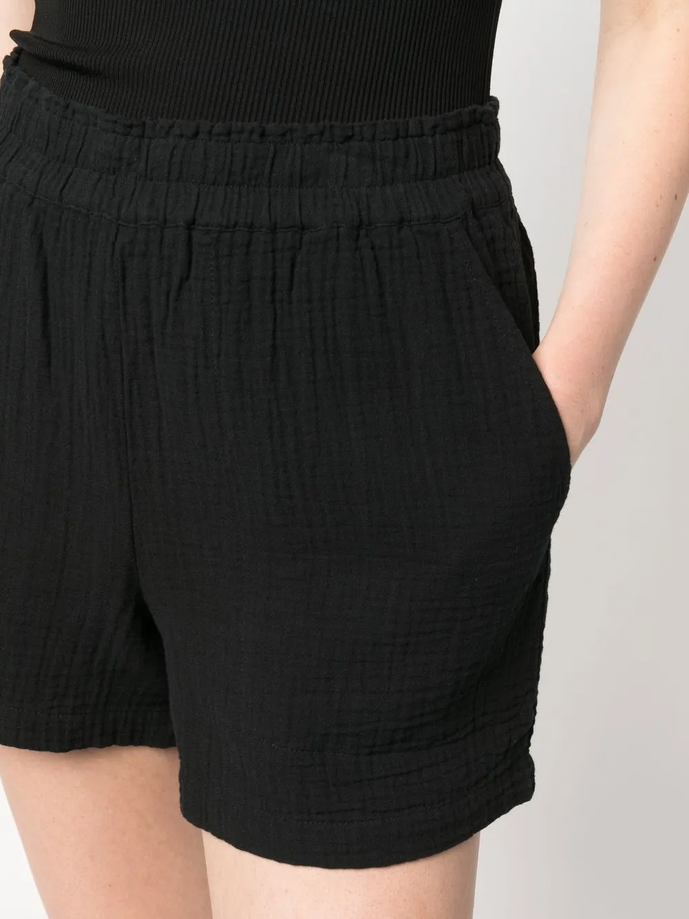 Rails Leighton Shorts Aus Bio-baumwolle In Black