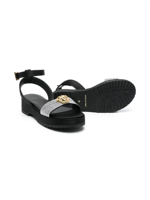 Versace palazzo flat thong sandals hot sale