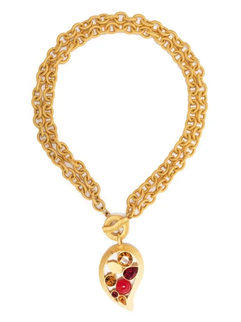 Givenchy Pre-Owned 1990s paisley pendant necklace
