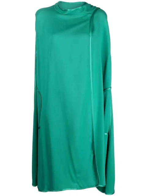 Stella McCartney kappe-frakke i crepe-tekstur