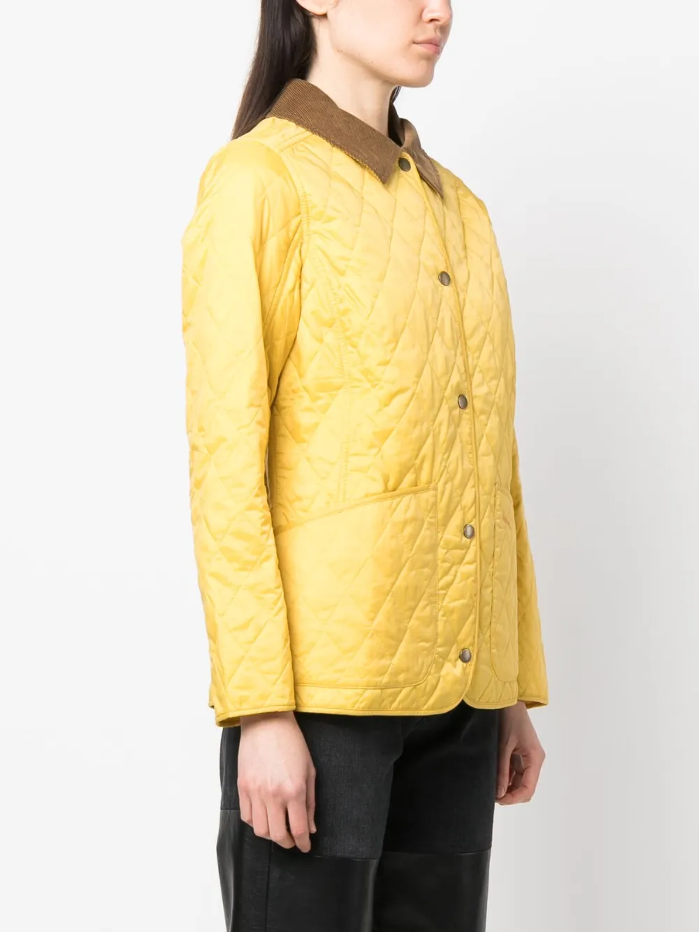 Barbour Annandale Quilted Jacket In Yellow ModeSens