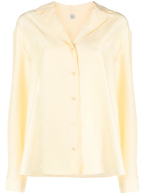 TOTEME long-sleeved silk shirt