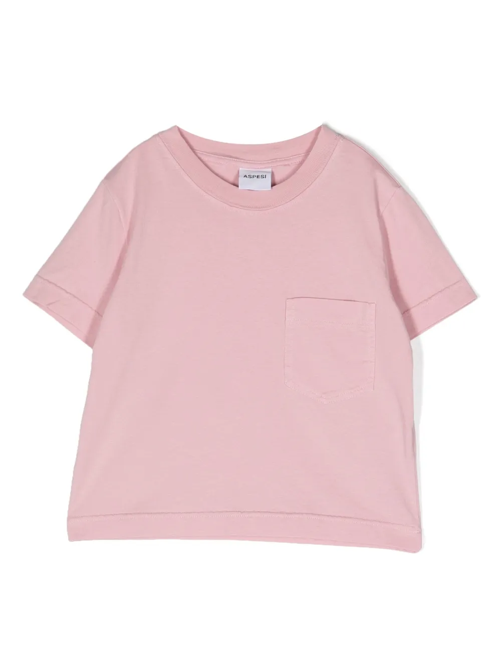 Aspesi Kids' Short-sleeve Cotton T-shirt In Rosa