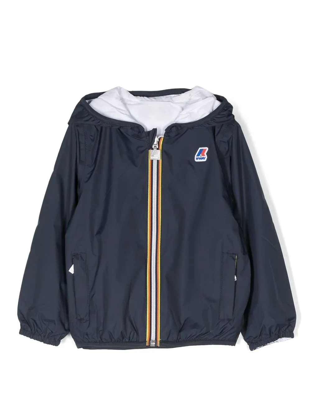 K-way Kids' Lily Thermo Plus.2 Reversible Jacket In Blu-b.co
