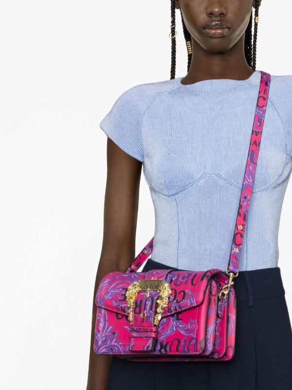 Versace Jeans Couture Couture print Crossbody Bag Farfetch