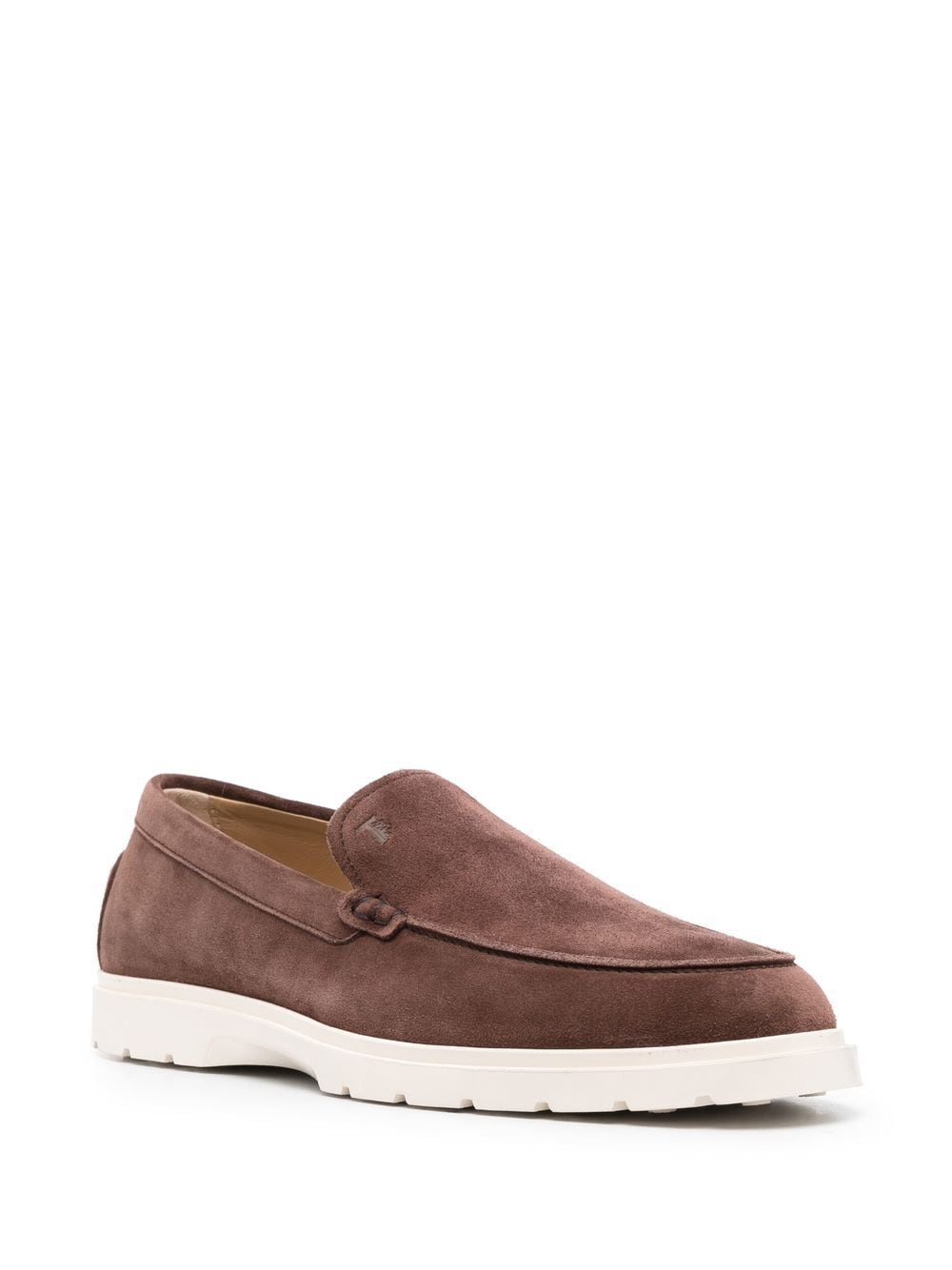 Image 2 of Tod's suede almond-toe loafers