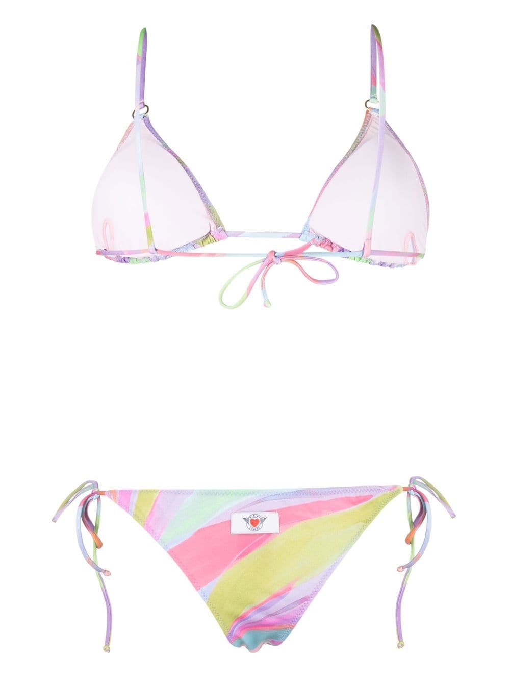 BIKINI LOVERS Bikini met abstract patroon - Roze