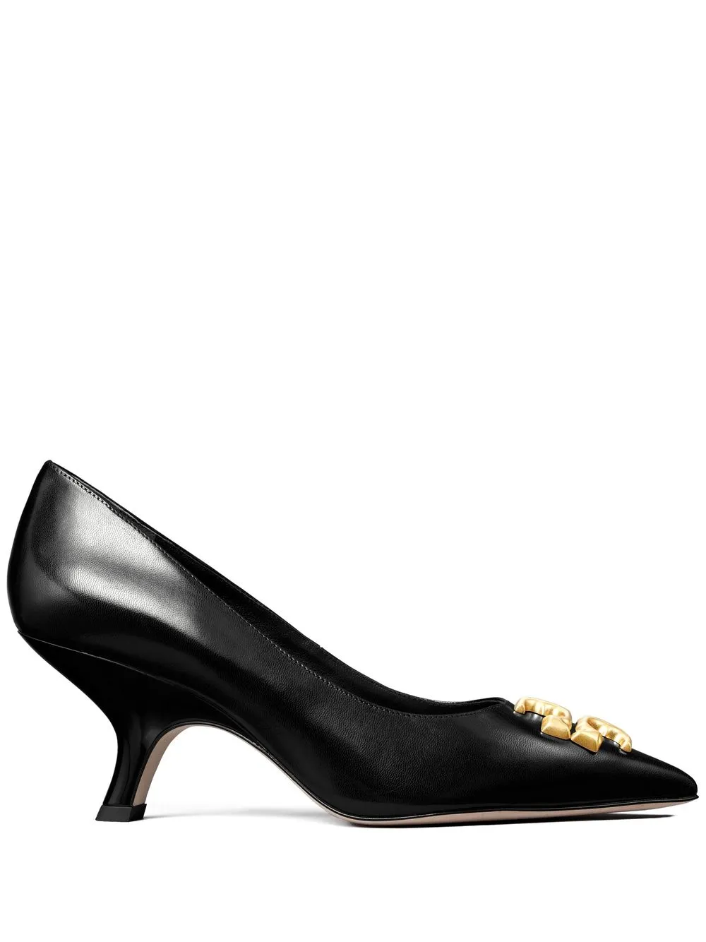 TORY BURCH ELEANOR LACQUERED LEATHER PUMP