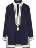 Tory Burch Tory cotton tunic - Blue