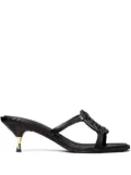 Tory Burch Geo Bombé Miller 55mm leather sandals - Black