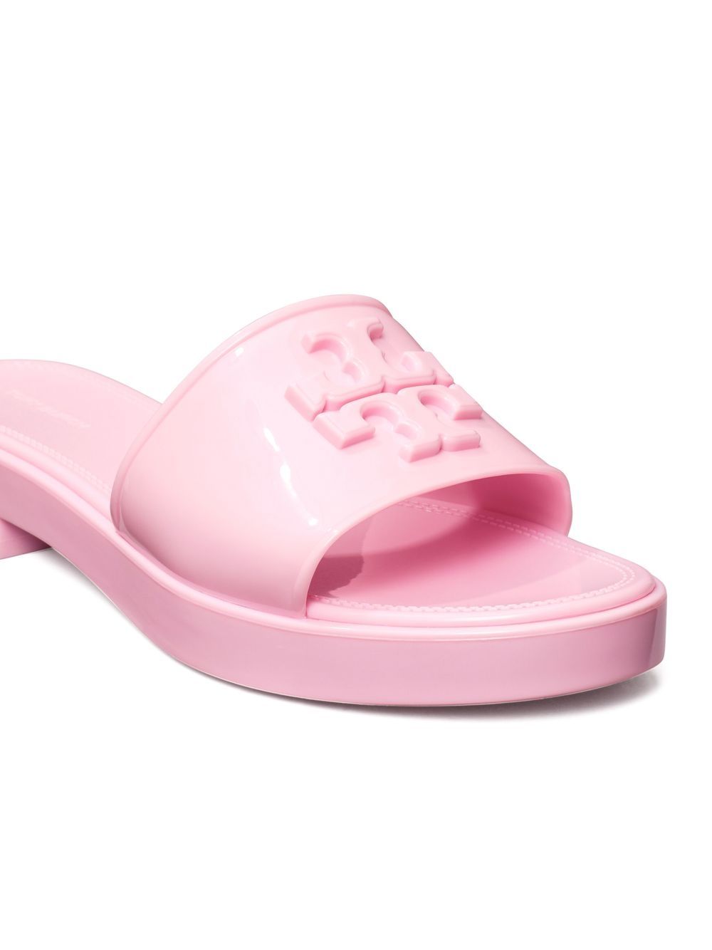 Tory Burch Eleanor Jelly Slide Sandals In Pink | ModeSens