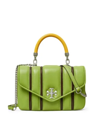 Tory Burch Kira Bombe Leather Crossbody Bag Farfetch