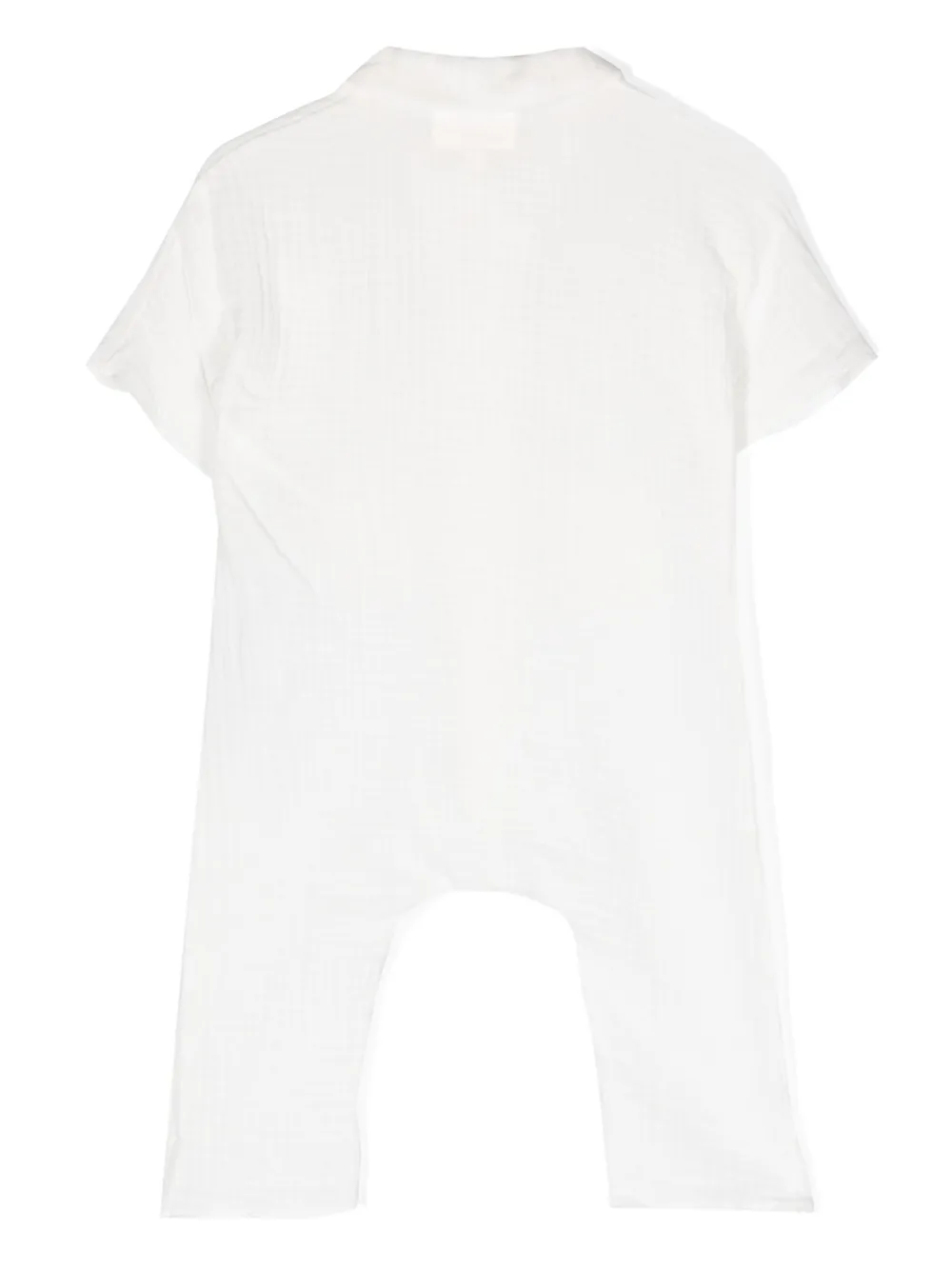 Shop Teddy & Minou Plain Cotton Romper In White