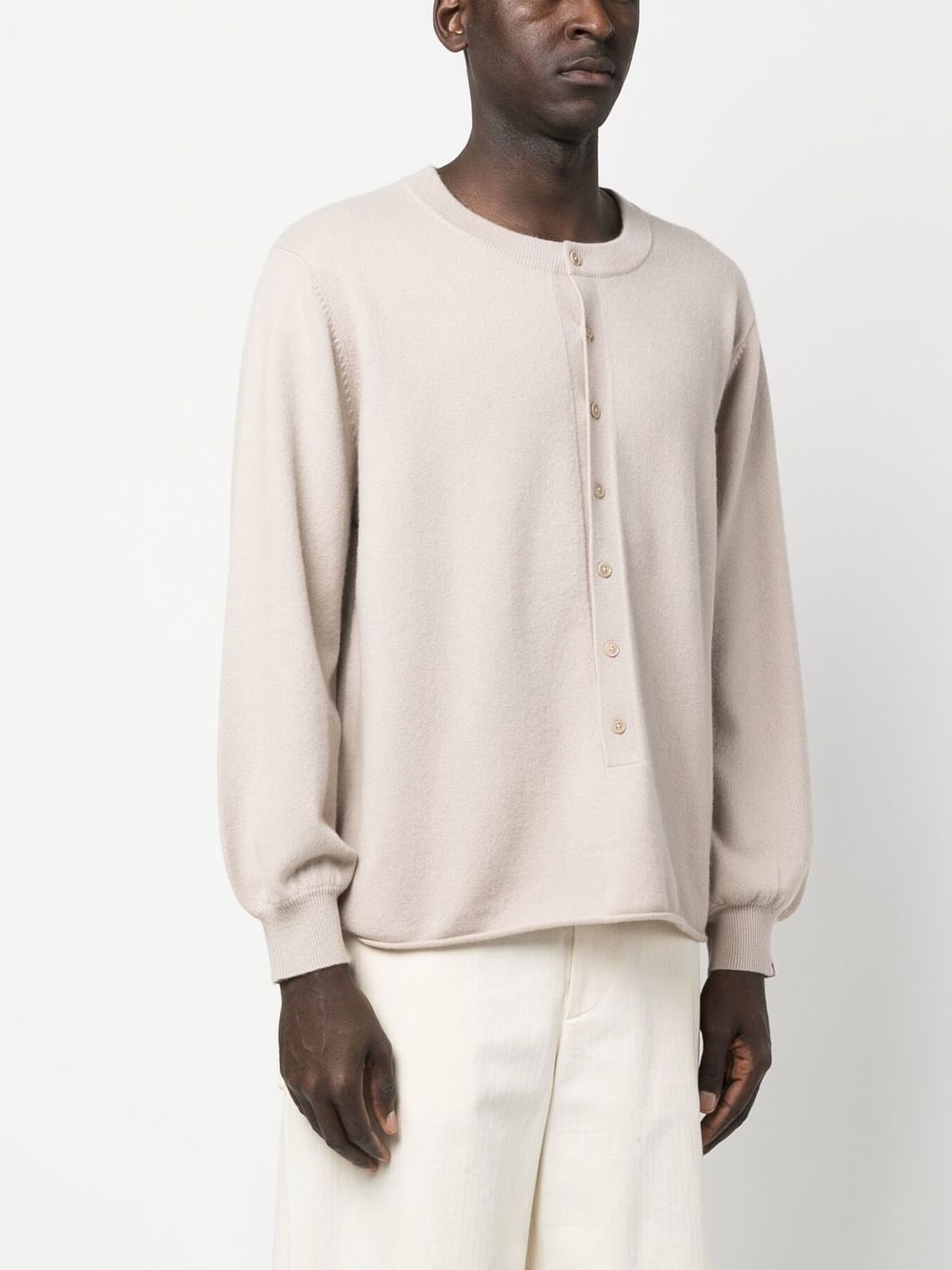 Shop Extreme Cashmere Crew-neck Jumper In Nude