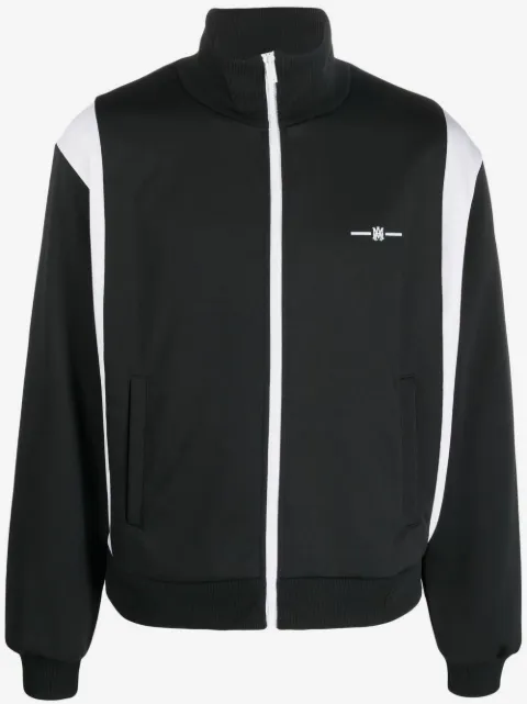 AMIRI logo-print zip-up sweatshirt