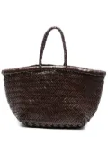 DRAGON DIFFUSION small Triple Jump tote bag - Brown
