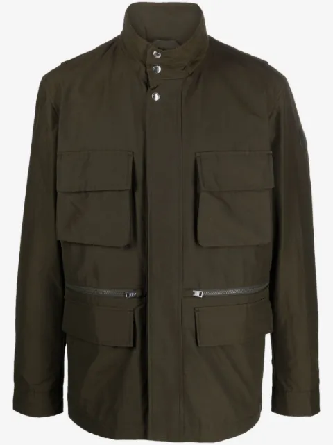 Woolrich chamarra bomber con cuello de tortuga
