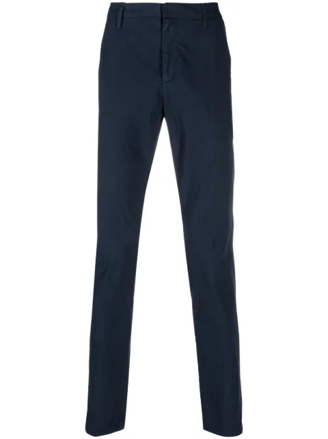 DONDUP pressed-crease slim-cut trousers