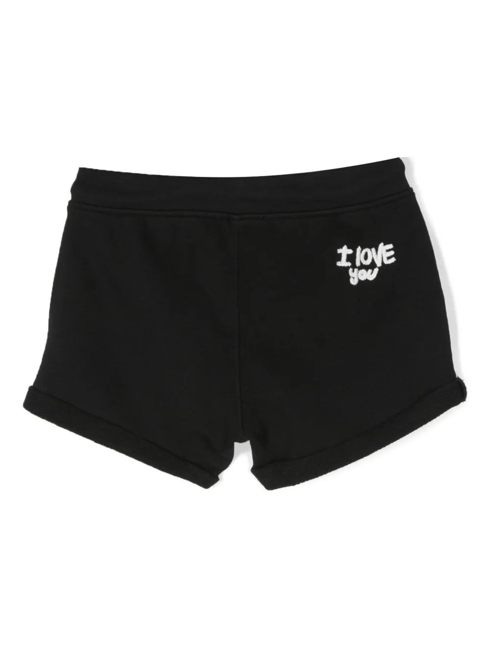 Dsquared2 Kids Shorts met trekkoord - Zwart