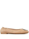 Tory Burch Claire ballerina shoes - Neutrals