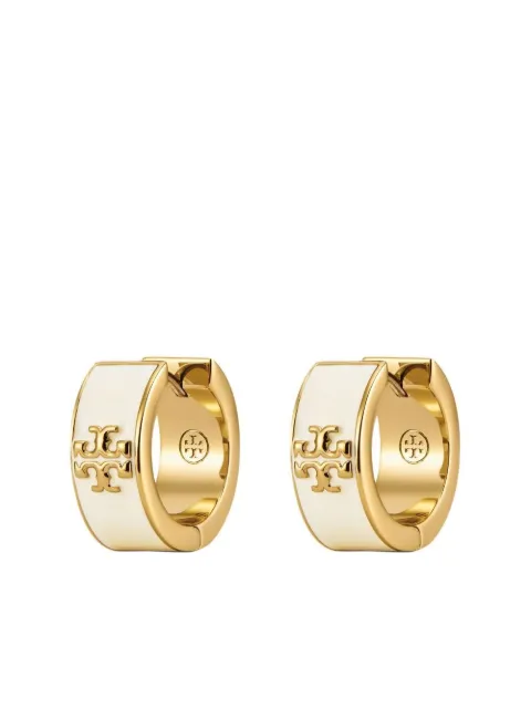 Tory Burch créoles Kira à design émaillé