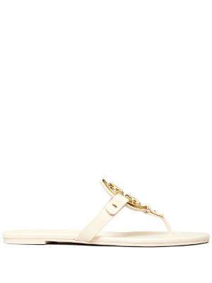 Gold tory burch discount sandals