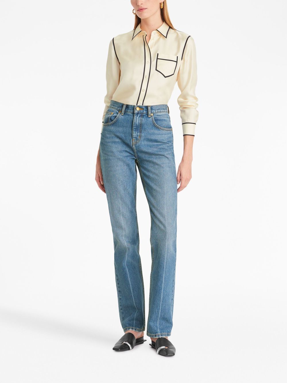 Tory Burch Twill blouse - Beige