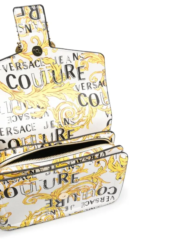 VERSACE JEANS ◆ロゴ バロッコ柄 クロスボディバッグ◆関送込み Versace Jeans Couture バロッコプリント ショルダーバッグ